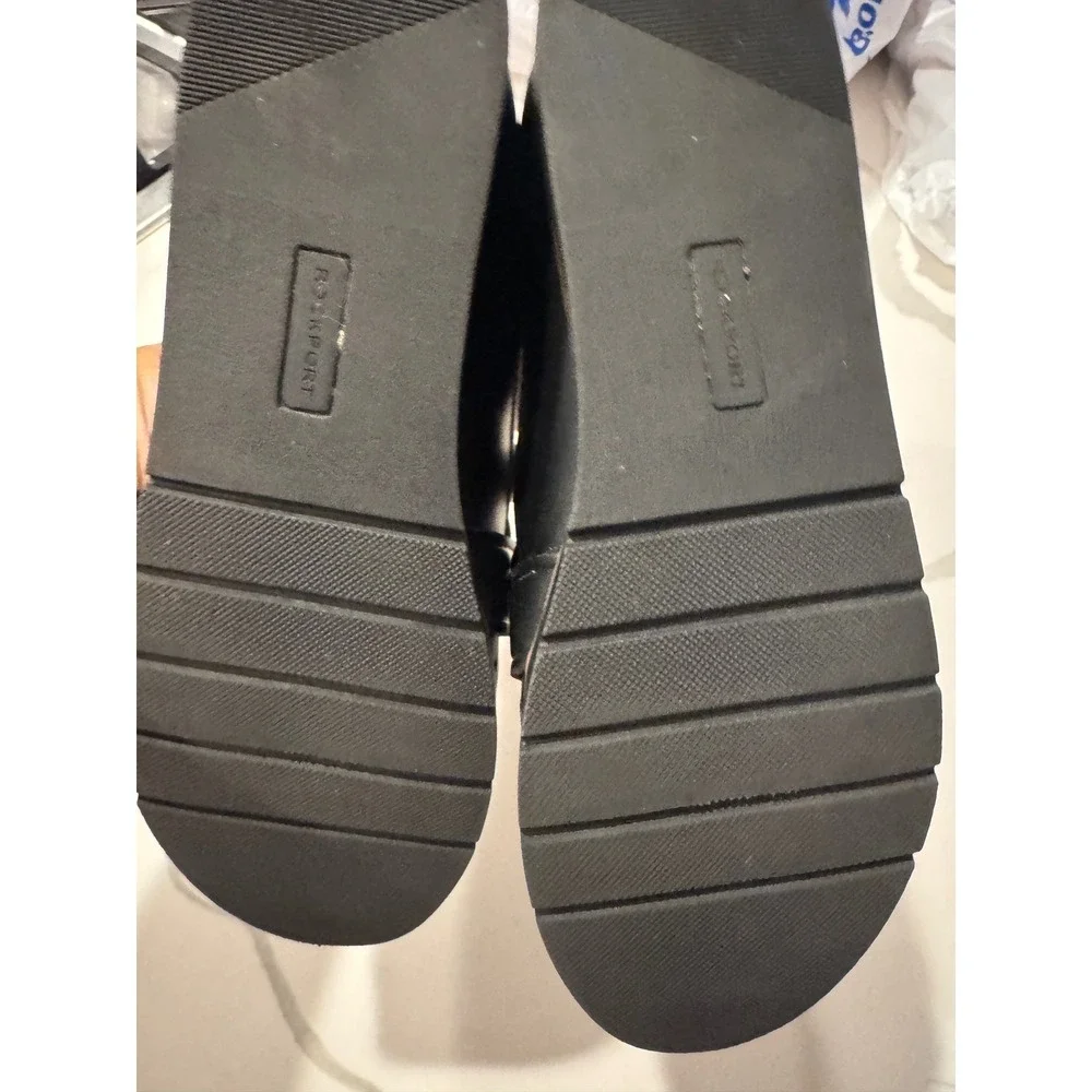Rockport Total Motion TruTech Black Perforated Leather Loafers CI7093 Womens‎ 7